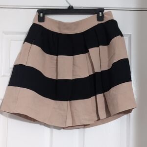 BCBGeneration Black and Tan Skirt